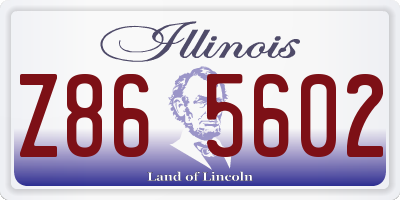IL license plate Z865602
