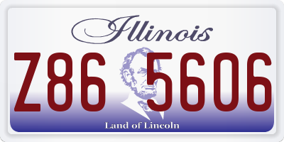 IL license plate Z865606