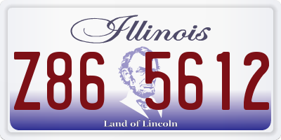 IL license plate Z865612