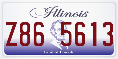 IL license plate Z865613