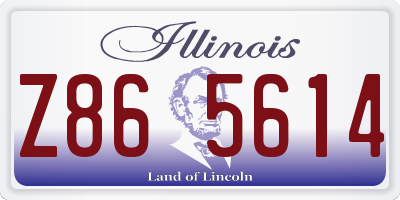 IL license plate Z865614