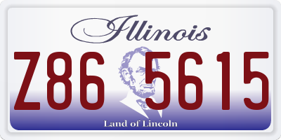 IL license plate Z865615