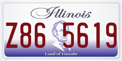 IL license plate Z865619