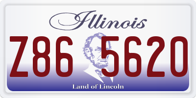 IL license plate Z865620