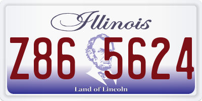 IL license plate Z865624
