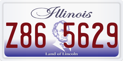 IL license plate Z865629
