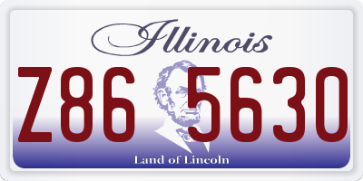IL license plate Z865630