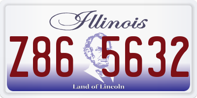 IL license plate Z865632