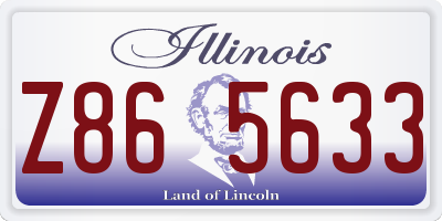 IL license plate Z865633