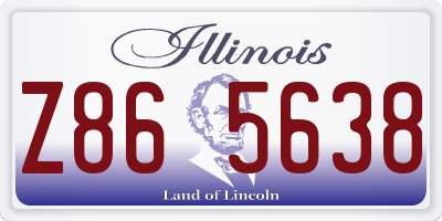 IL license plate Z865638