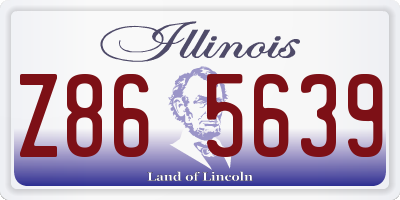 IL license plate Z865639