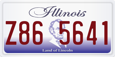 IL license plate Z865641