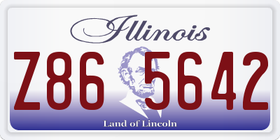IL license plate Z865642