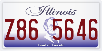 IL license plate Z865646