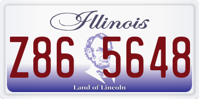 IL license plate Z865648