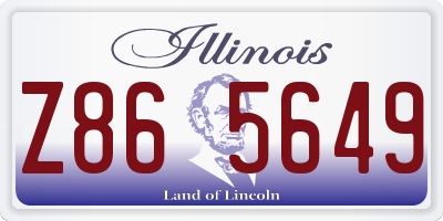 IL license plate Z865649
