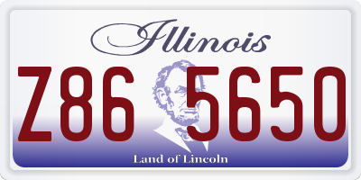 IL license plate Z865650