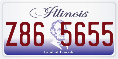 IL license plate Z865655