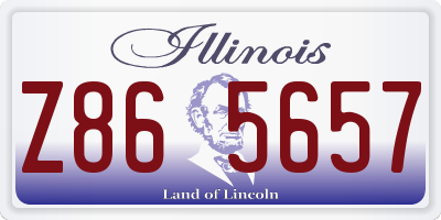 IL license plate Z865657