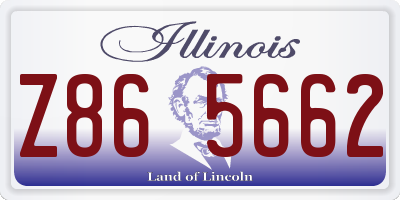 IL license plate Z865662