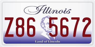 IL license plate Z865672