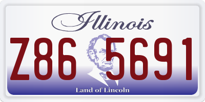 IL license plate Z865691