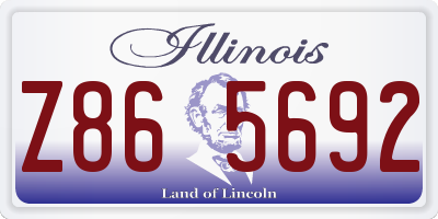 IL license plate Z865692