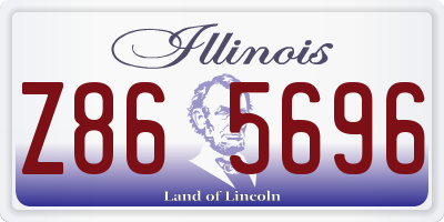 IL license plate Z865696