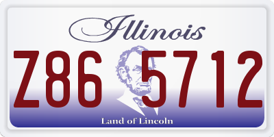 IL license plate Z865712