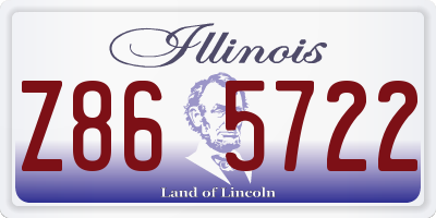 IL license plate Z865722