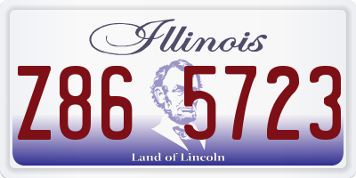 IL license plate Z865723