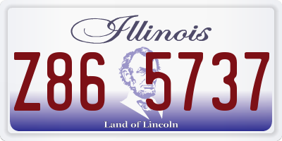 IL license plate Z865737