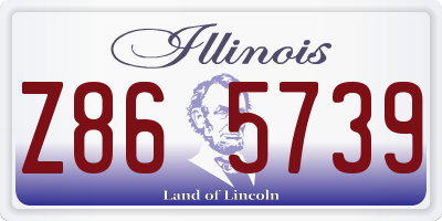IL license plate Z865739