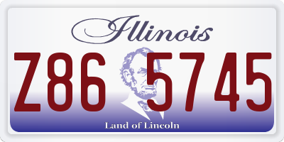 IL license plate Z865745
