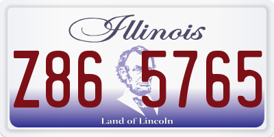 IL license plate Z865765