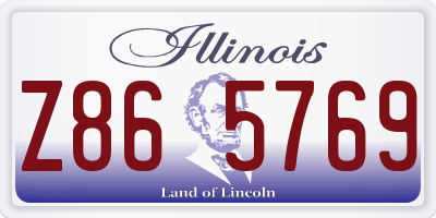IL license plate Z865769