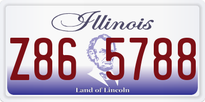 IL license plate Z865788