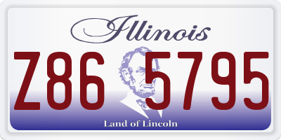 IL license plate Z865795