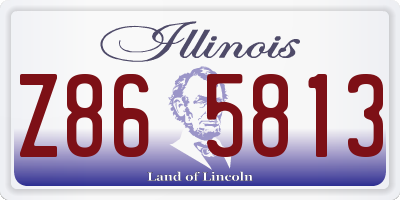 IL license plate Z865813