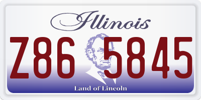 IL license plate Z865845