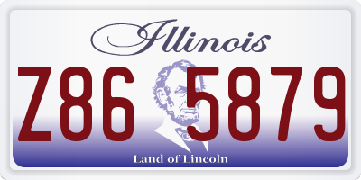 IL license plate Z865879