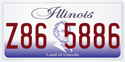 IL license plate Z865886