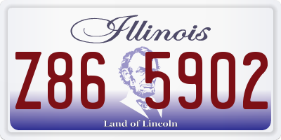 IL license plate Z865902