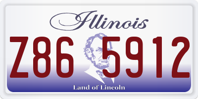 IL license plate Z865912