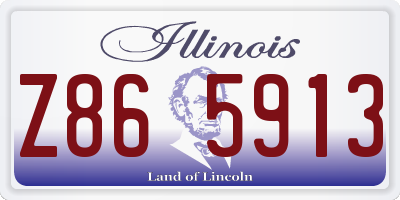 IL license plate Z865913