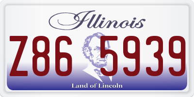 IL license plate Z865939
