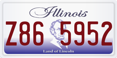 IL license plate Z865952