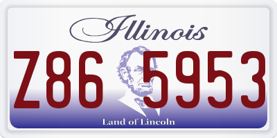 IL license plate Z865953