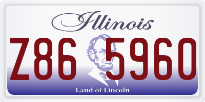 IL license plate Z865960