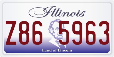 IL license plate Z865963